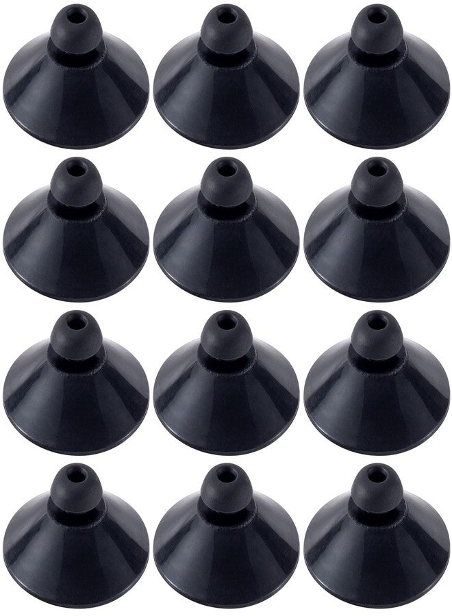 OIIKI 12PCS Fish Tank Suction Cup Clips, Black Aquarium Suction Cup Camp Clips for Fish Tank Attachments for Tank Pump, Overhead Line Tube, Fish Tank Aeration Setup - Image 1